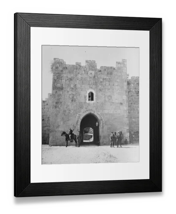 Framed Print : The outbreak in Jerusalem - Jewish barrister and friend shot at Herods Gate Framed Print : The outbreak in Jerusalem - Jewish barrister and friend shot at Herods Gate
