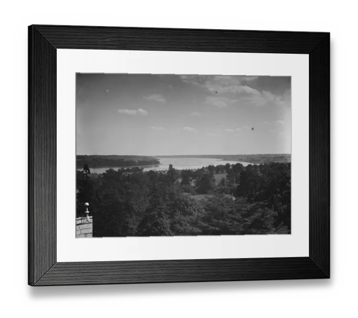 Framed Print : The view from Oakhill. 1928 Framed Print : The view from Oakhill. 1928