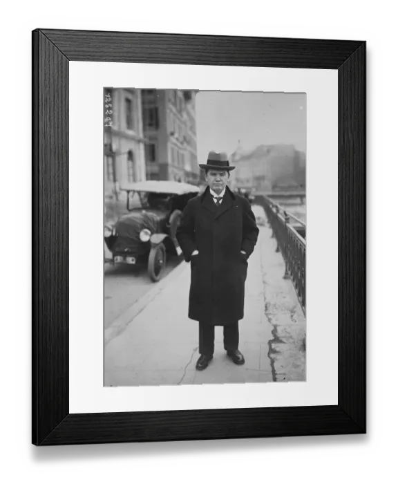 Framed Print : The Lithuanian Dictator; at Geneva. Professor Valdemaras, the Lithuanian