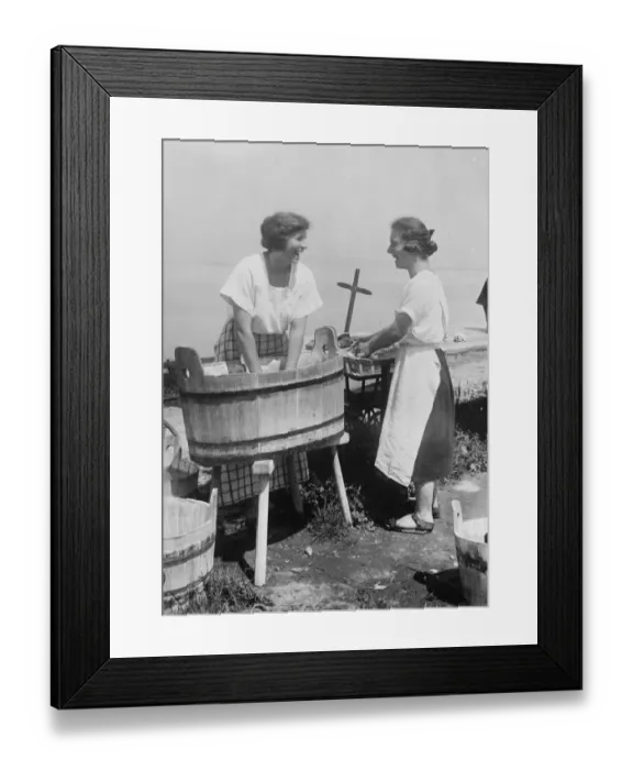 Framed Print : Where breeding tells. The Princesses Olga and Maria Saratosky, who, despite Framed Print : Where breeding tells. The Princesses Olga and Maria Saratosky, who, despite