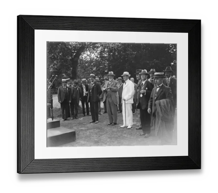 Framed Print : Quaint Druids ceremony at Blenheim Park The Duke of Marlborough talking to some Framed Print : Quaint Druids ceremony at Blenheim Park The Duke of Marlborough talking to some