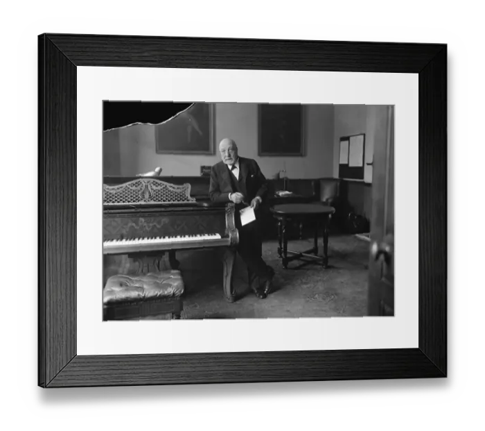 Framed Print : From boy violinist to academy Principal. After holding the office of Principal Framed Print : From boy violinist to academy Principal. After holding the office of Principal