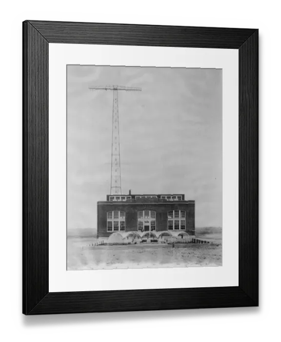 Framed Print : Worlds greatest wireless station opened at Rocky Point. Near Port Jefferson New Framed Print : Worlds greatest wireless station opened at Rocky Point. Near Port Jefferson New