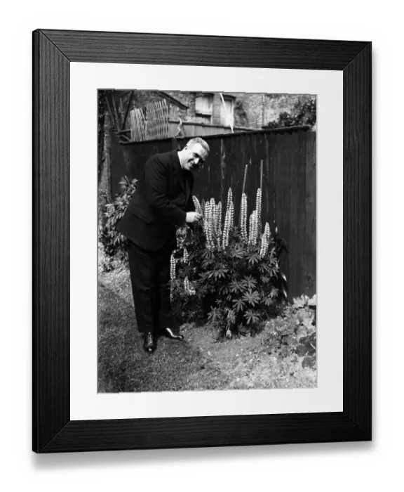 Framed Print : Rev G Stanley Russell, pastor of the Clapham Congregational Chapel, who has been