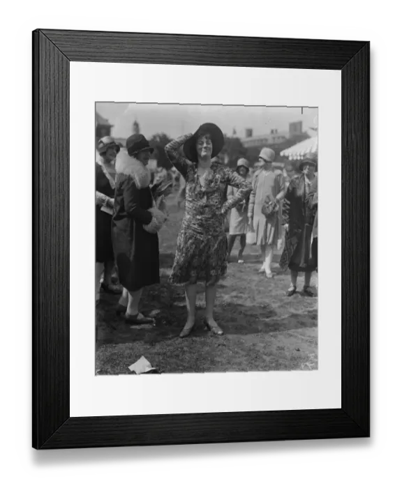 Framed Print : Theatrical garden party. Miss Gracie Fields. 11 June 1929 Framed Print : Theatrical garden party. Miss Gracie Fields. 11 June 1929