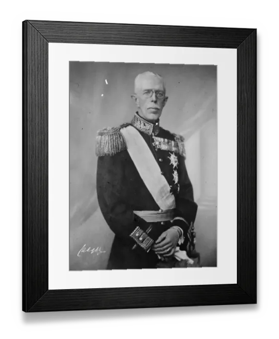 Framed Print : Royal septuagenarian. The King of Sweden, who will be seventy on June 16