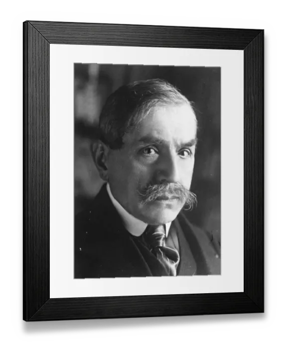 Framed Print : M Paul Bourget, the French novelist and critic. 13 November 1924