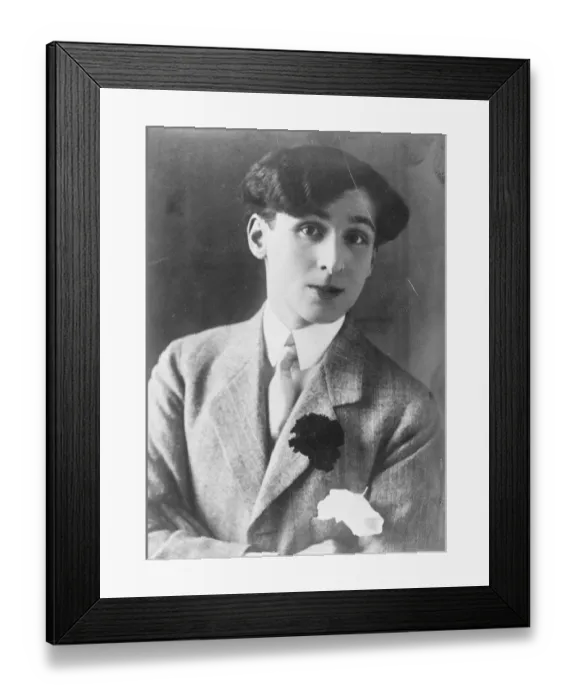 Framed Print : In fathers footsteps. M Maurice Rostand, son of the French poet and academician