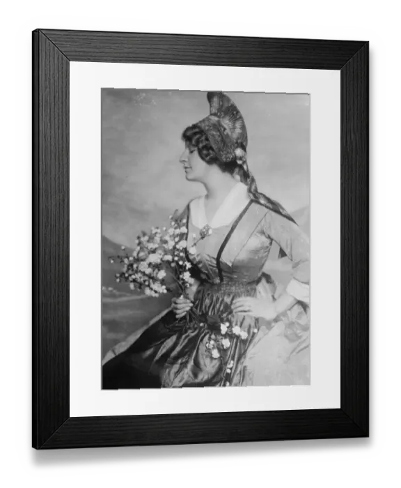Framed Print : Romanias Fairest Daughter Mlle Marie Majoresceu who is to open competition Framed Print : Romanias Fairest Daughter Mlle Marie Majoresceu who is to open competition