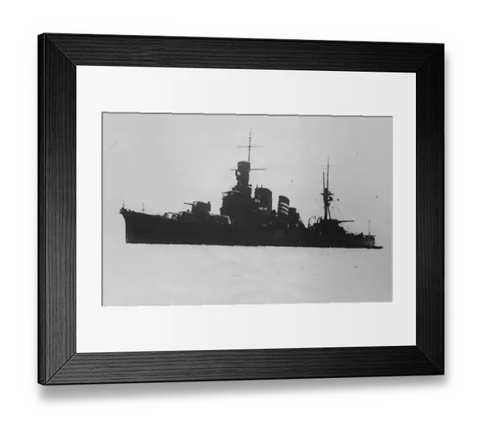 Framed Print : Japanese Battleship. Kako one of the new cruisers 7, 100 tons, mounting 6 - 8 guns Framed Print : Japanese Battleship. Kako one of the new cruisers 7, 100 tons, mounting 6 - 8 guns