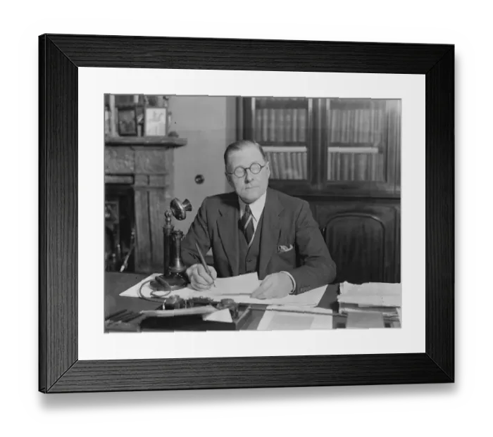 Framed Print : Mr J C C Davidson M P 5 November 1926
