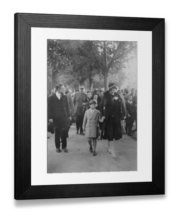 Framed Print : Boy King Michael of Rumania opens new radio exhibition in Bucharest. 1 November 1928 Framed Print : Boy King Michael of Rumania opens new radio exhibition in Bucharest. 1 November 1928