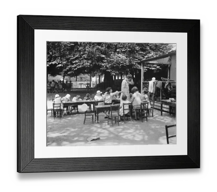 Framed Print : The cool school. Whatever the results, the scholars certainly keep cool while