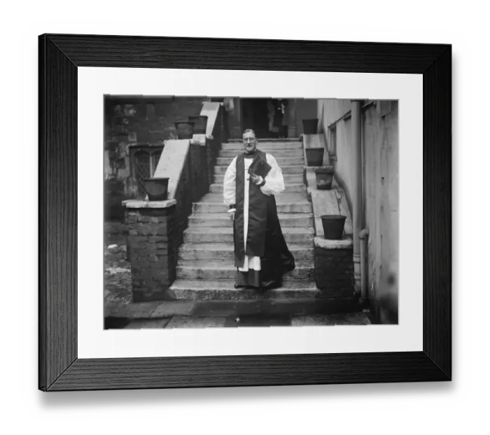 Framed Print : Archdeacon Blagden, who was consecrated Bishop of Peterborough at Westminster Abbey Framed Print : Archdeacon Blagden, who was consecrated Bishop of Peterborough at Westminster Abbey
