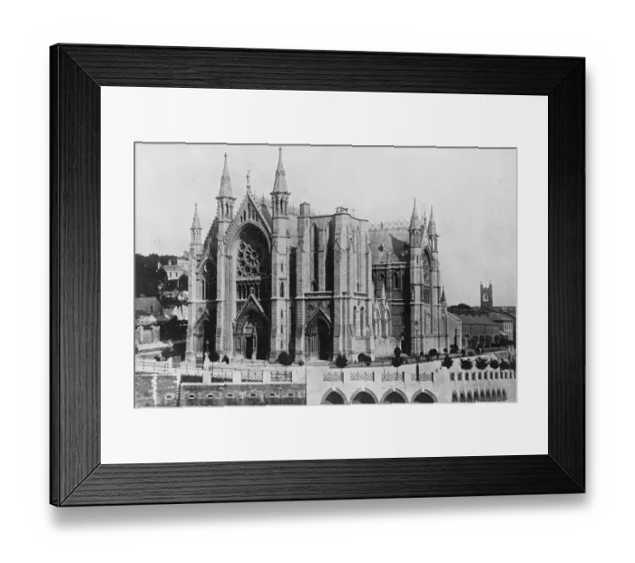 Framed Print : Queenstown, Ireland. St Colmans Cathedral. 14 December 1920