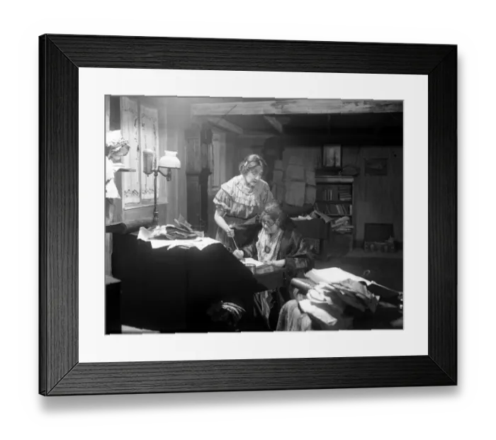 Framed Print : Miss Ellen Terry and Miss Irene Rooke in the film of Ibsens Pillars of Society Framed Print : Miss Ellen Terry and Miss Irene Rooke in the film of Ibsens Pillars of Society
