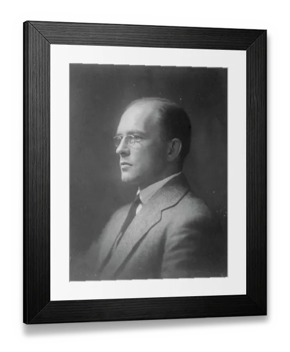Framed Print : A New Knight Mr Basil Clarke author, journalist upon whom a knighthood has been
