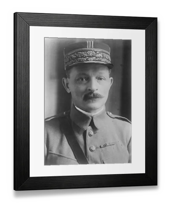 Framed Print : France and the Ruhr. Gen Waygand, the French Commander, whose mailed fist Framed Print : France and the Ruhr. Gen Waygand, the French Commander, whose mailed fist