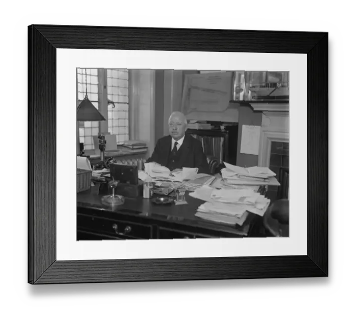 Framed Print : New photograph of man who will carry out the great Waterloo Bridge task. Mr Frederick Palmer Framed Print : New photograph of man who will carry out the great Waterloo Bridge task. Mr Frederick Palmer