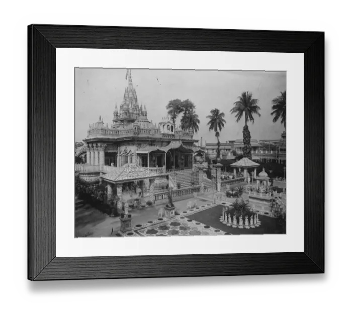 Framed Print : The new Badri das Temple at Calcutta. 21 March 1928 Framed Print : The new Badri das Temple at Calcutta. 21 March 1928