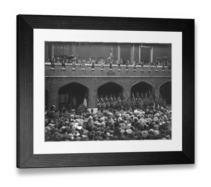 Framed Print : Peace Proclamation The Peace Proclamation signed by the King on Tuesday was Framed Print : Peace Proclamation The Peace Proclamation signed by the King on Tuesday was