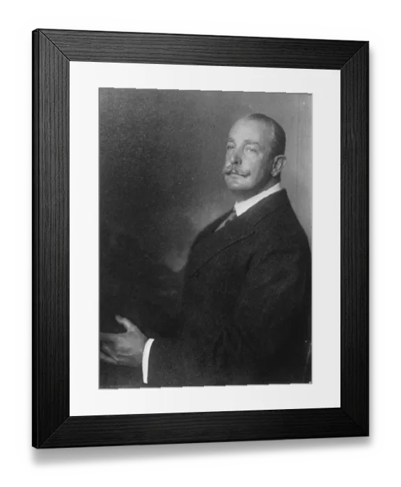 Framed Print : Baron Von Venningen, of Burg Venningen, Baden Baden. 16 November 1926 Framed Print : Baron Von Venningen, of Burg Venningen, Baden Baden. 16 November 1926