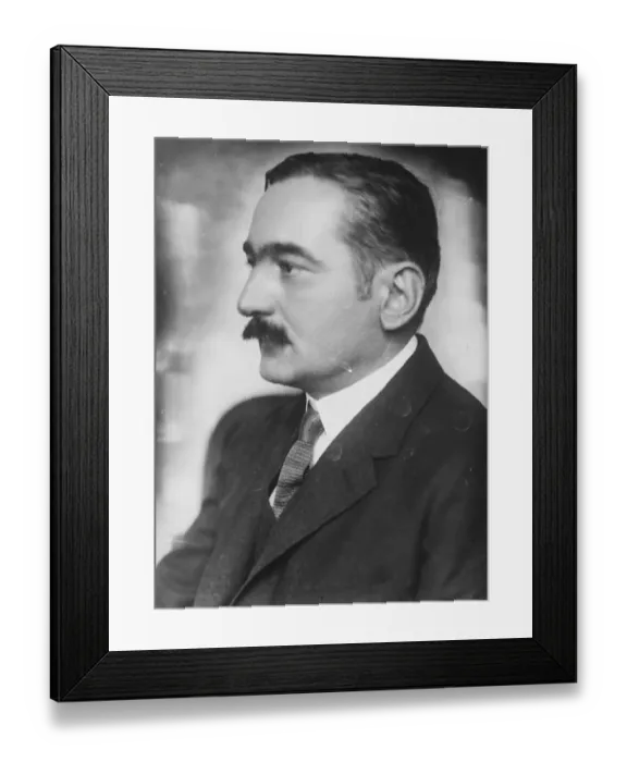 Framed Print : Financial brain of Hungary. Mr Tibor Kallay. 9 March 1928 Framed Print : Financial brain of Hungary. Mr Tibor Kallay. 9 March 1928