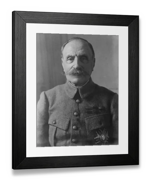 Framed Print : Marshal Foch who has been appointed to represent the French Government at the Coronation Framed Print : Marshal Foch who has been appointed to represent the French Government at the Coronation