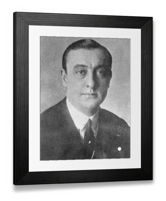 Framed Print : New Brazilian Ambassador to London. Dr Regis de Oliviera who has been appointed