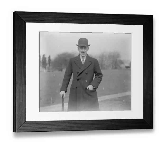 Framed Print : Sir Malcolm Mc Alpine, owner of the racehorse, Shaun Spadah. 23 March 1923 Framed Print : Sir Malcolm Mc Alpine, owner of the racehorse, Shaun Spadah. 23 March 1923