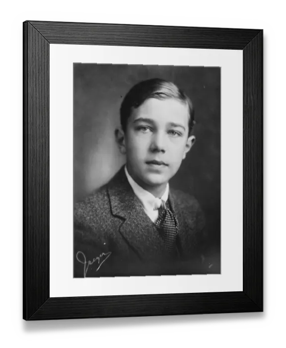 Framed Print : Prince Bertil of Sweden, third son of the Crown Prince. 16 February 1927 Framed Print : Prince Bertil of Sweden, third son of the Crown Prince. 16 February 1927