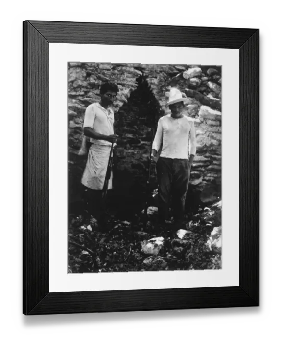 Framed Print : Natives of Yucatan. 26 April 1926