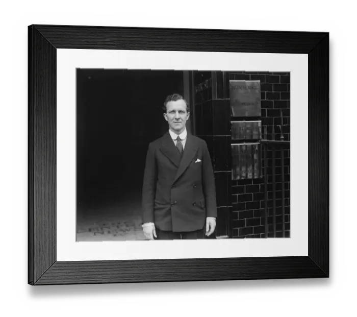 Framed Print : Central staff news. Mr Rogers of the advertising department. August 1929 Framed Print : Central staff news. Mr Rogers of the advertising department. August 1929
