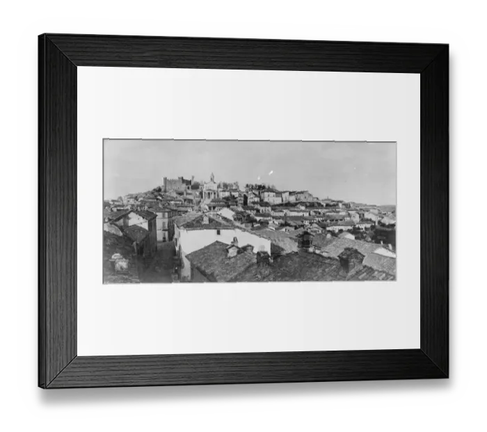 Framed Print : Princess Yolands Castle home. A general view of Montemagno Monferrato Framed Print : Princess Yolands Castle home. A general view of Montemagno Monferrato