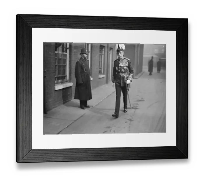 Framed Print : Sir John Hanbury Williams. 1925