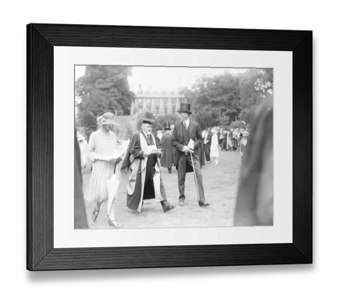 Framed Print : Princess Mary at Cambridge. Princess Mary accompanied by Viscount Lascelles attended Framed Print : Princess Mary at Cambridge. Princess Mary accompanied by Viscount Lascelles attended