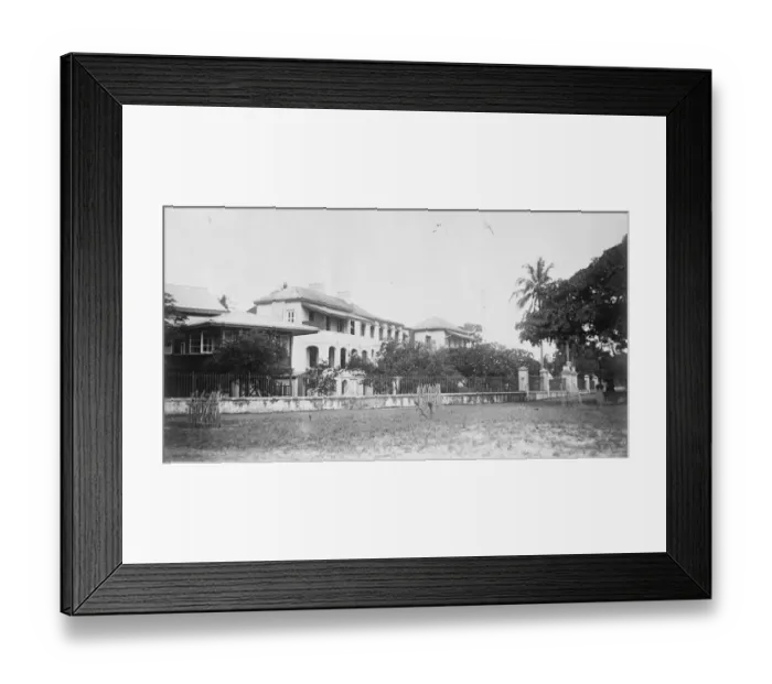 Framed Print : Gambia, Bathurst. Government House. 1 April 1925 Framed Print : Gambia, Bathurst. Government House. 1 April 1925