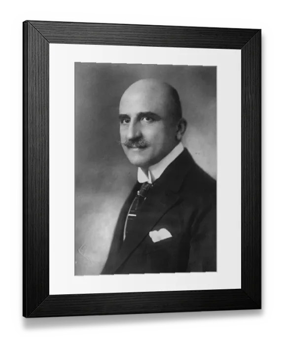 Framed Print : M Cofinas minister of finance for Greece 13 April 1923 Framed Print : M Cofinas minister of finance for Greece 13 April 1923