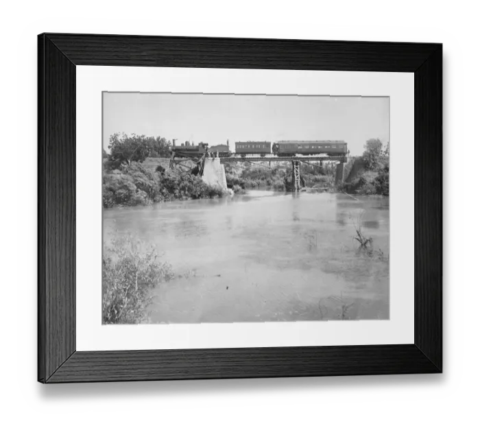 Framed Print : Hama, Syria. Railway bridge across the River Orontes on the Rayak Aleppo Section Framed Print : Hama, Syria. Railway bridge across the River Orontes on the Rayak Aleppo Section
