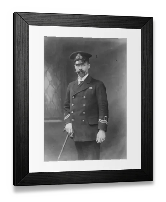 Framed Print : Commander Wilds romance. Commander Frank Wild, who took command of the Quest