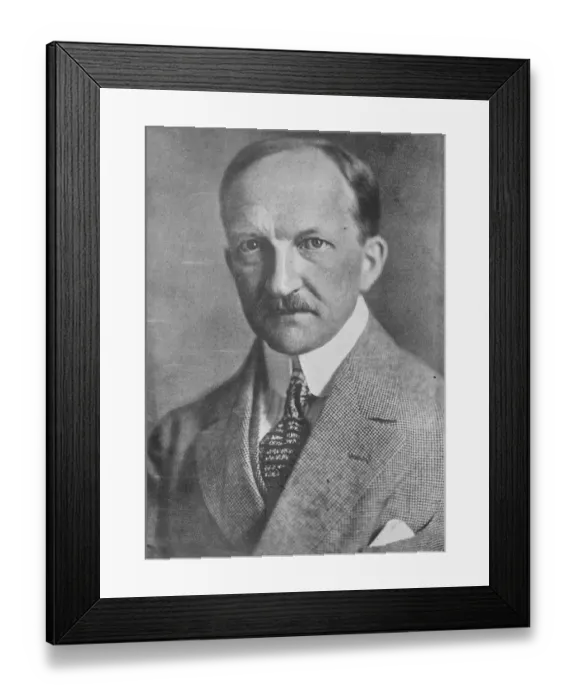 Framed Print : Count Arco 11 October 1922