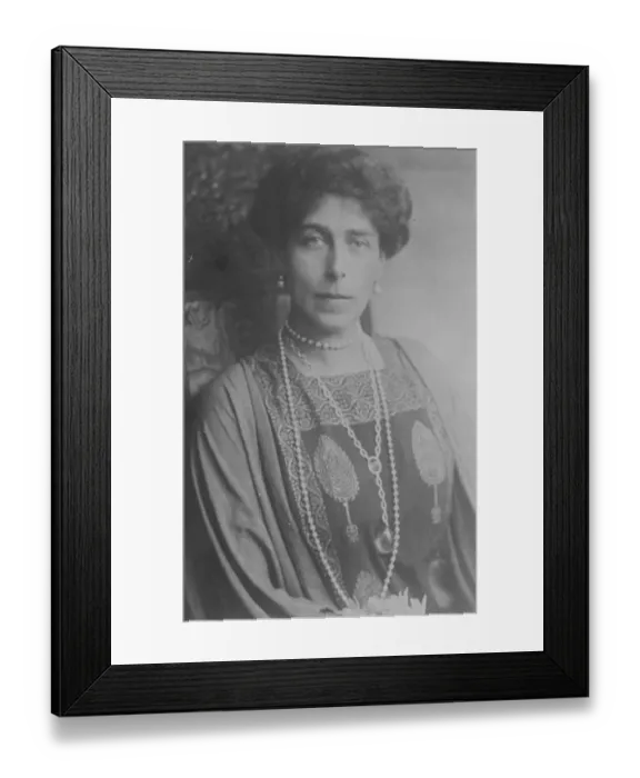 Framed Print : The Grand Duchess Cyril in America. The Grand Duchess Cyril Vladimirovitch, whose Framed Print : The Grand Duchess Cyril in America. The Grand Duchess Cyril Vladimirovitch, whose
