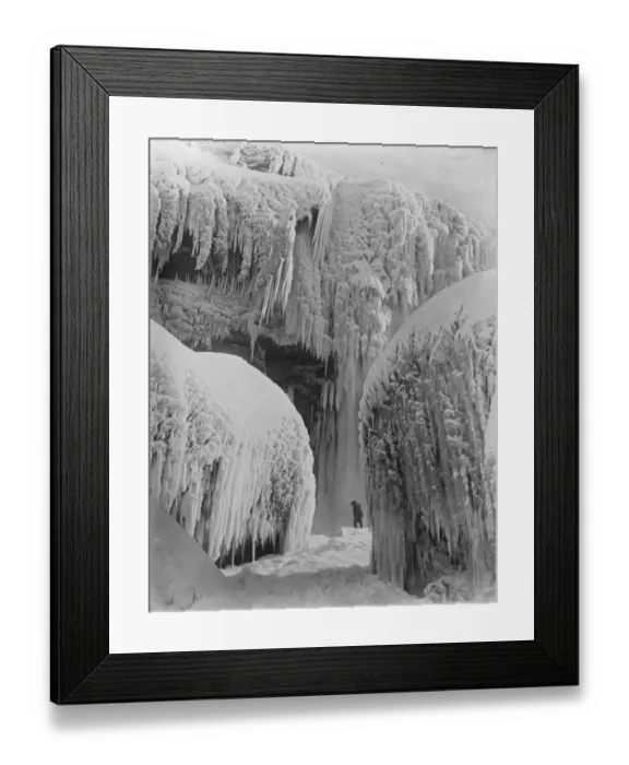 Framed Print : Niagara in winters grip A striking study of the frozen Niagara Falls 8 December 1925 Framed Print : Niagara in winters grip A striking study of the frozen Niagara Falls 8 December 1925