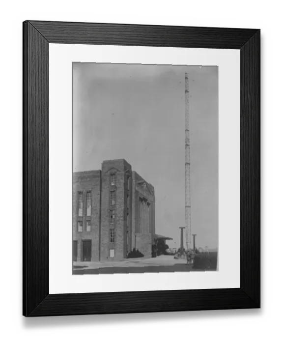 Framed Print : German Wireless Station at Neven 6 November 1920 Framed Print : German Wireless Station at Neven 6 November 1920