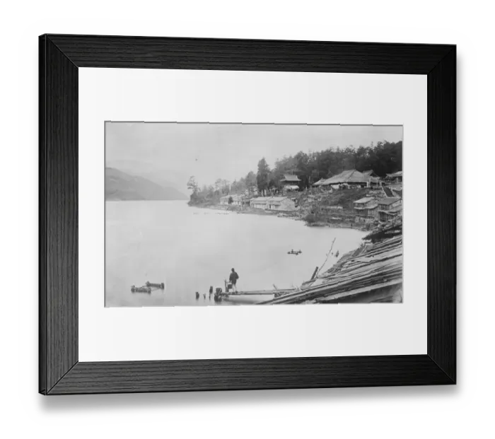 Framed Print : Lake Chusenji, Near Nikko Japan Most famous lake in Japan visited by Prince of Framed Print : Lake Chusenji, Near Nikko Japan Most famous lake in Japan visited by Prince of