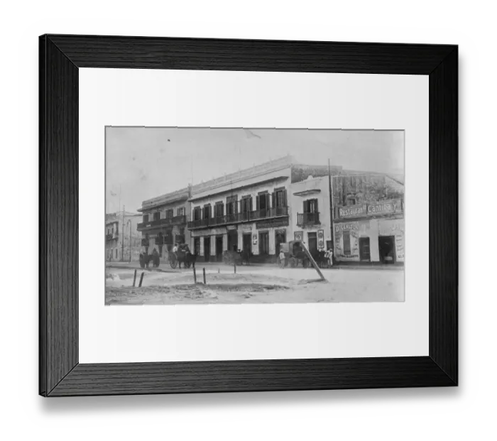 Framed Print : Veracruz of Mexico The United states consulate. 30 September 1926