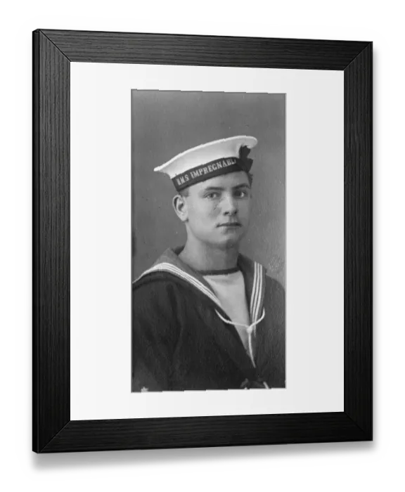 Framed Print : Instructor Boy William James Frank Collings, the senior boy of the Impregnable Training