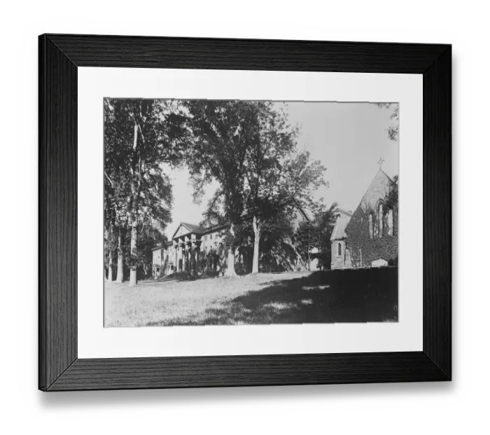 Framed Print : Kings College University at Windsor, Nova Scotia, Canada February 1920 Framed Print : Kings College University at Windsor, Nova Scotia, Canada February 1920