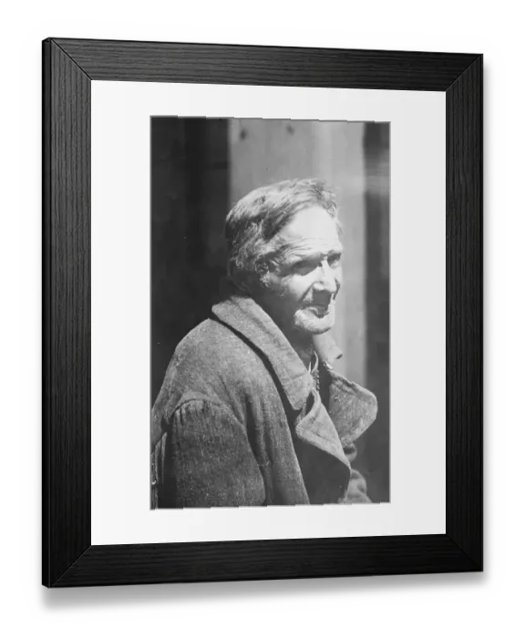 Framed Print : 134 year old delegate. Theophile Puchalski, whose age is stated to be 134, has