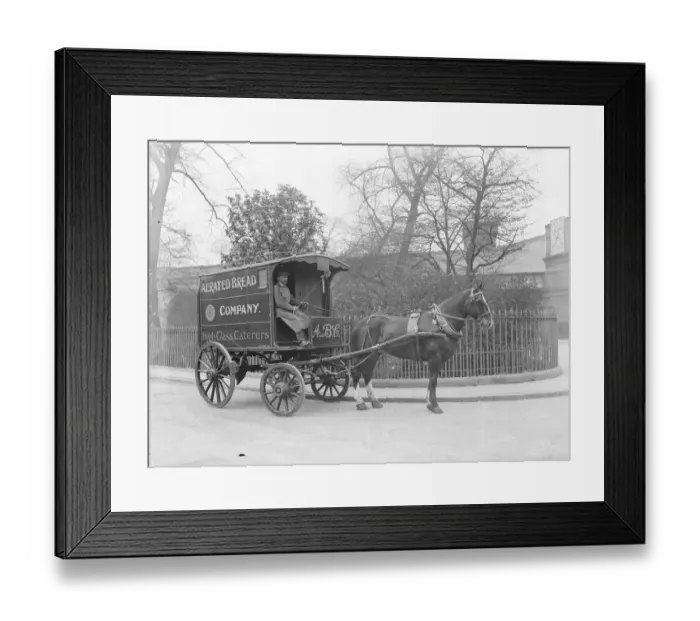Framed Print : Taken for the Aerated Bread Company. 7 April 1920 Framed Print : Taken for the Aerated Bread Company. 7 April 1920
